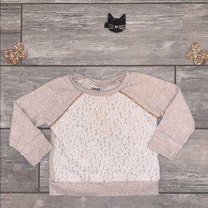 ✨OshKosh Lace Overlay Sweater 12 months✨